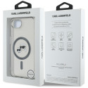 Kryt Karl Lagerfeld IML Metal iPhone 16e - černý