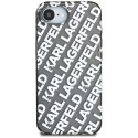 Kryt Karl Lagerfeld IML Repeat Logo iPhone 16e - silver