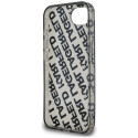 Kryt Karl Lagerfeld IML Repeat Logo iPhone 16e - silver