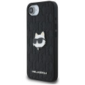 Kryt Karl Lagerfeld CHOUPETTE Head Pin iPhone 16e černý