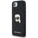 Kryt Karl Lagerfeld MONOGRAM Karl HEAD iPhone 16e - černý