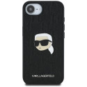 Kryt Karl Lagerfeld MONOGRAM Karl HEAD iPhone 16e - černý