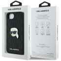 Kryt Karl Lagerfeld MONOGRAM Karl HEAD iPhone 16e - černý
