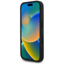 Kryt Guess Grained Hot Stamp Peony pro iPhone 16 - černý