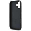 Kryt Guess Grained Hot Stamp Peony pro iPhone 16 - černý