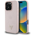 Kryt Guess TRIANGLE pro iPhone 16 Pro - růžová