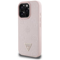 Kryt Guess TRIANGLE pro iPhone 16 Pro - růžová