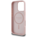 Kryt Guess TRIANGLE pro iPhone 16 Pro - růžová