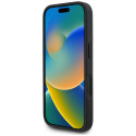 Kryt Guess GRAINED ROSES BIG 4G pro iPhone 16 - černý