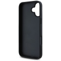 Kryt Guess GRAINED ROSES BIG 4G pro iPhone 16 - černý