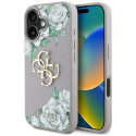 Kryt Guess ROSES BIG 4G iPhone 16 fialový