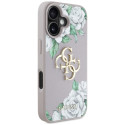 Kryt Guess ROSES BIG 4G iPhone 16 fialový