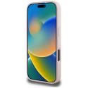 Kryt Guess Grained Roses Big 4G iPhone 16 Pro Max – růžový