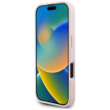 Kryt Guess Grained Roses Big 4G logo pro iPhone 16 - růžová