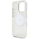 Kryt Guess IML Metal Colored Circle Classic iPhone 16 Pro - bílá