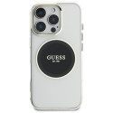 Kryt Guess IML Metal Colored Circle iPhone 16 Pro Max černý