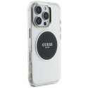 Kryt Guess IML Metal Colored Circle iPhone 16 Pro Max černý