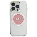 Kryt Guess IML Metal Colored Circle pro iPhone 16 Pro Max - pink