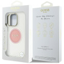 Kryt Guess IML Metal Colored Circle pro iPhone 16 Pro Max - pink