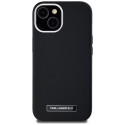 Kryt Karl Lagerfeld FW Metal Plate pro iPhone 15 černý
