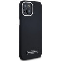 Kryt Karl Lagerfeld FW Metal Plate pro iPhone 15 černý