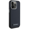 Kryt Karl Lagerfeld FW Metal Plate iPhone 15 Pro - černý