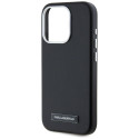 Kryt Karl Lagerfeld FW Metal Plate iPhone 15 Pro - černý