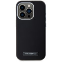Kryt Karl Lagerfeld FW METAL PLATE iPhone 15 Pro Max černý