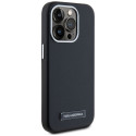 Kryt Karl Lagerfeld FW METAL PLATE iPhone 15 Pro Max černý