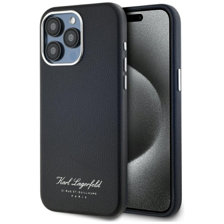 Kryt Karl Lagerfeld HOTEL RSG iPhone 15 Pro černý