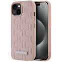 Kryt Karl Lagerfeld pro iPhone 15 - růžový