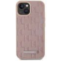 Kryt Karl Lagerfeld pro iPhone 15 - růžový