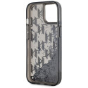 Kryt Karl Lagerfeld LIQUID GLITTER pro iPhone 15 - černý