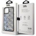 Kryt Karl Lagerfeld LIQUID GLITTER pro iPhone 15 - černý