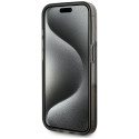 Kryt Karl Lagerfeld LIQUID GLITTER pro iPhone 15 Pro – černý