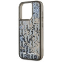 Kryt Karl Lagerfeld LIQUID GLITTER pro iPhone 15 Pro – černý