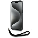 Kryt Karl Lagerfeld Saffiano Athleisure Stripes pro iPhone 15 - červe