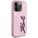 Kryt Karl Lagerfeld WRINKLED METAL SIGNATURE pro iPhone 15 Pro Max - r