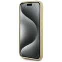 Kryt Karl Lagerfeld WRINKLED METAL Signature iPhone 15 Pro - zlatý