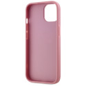Kryt Karl Lagerfeld WRINKLED METAL SIGNATURE iPhone 15 - růžová