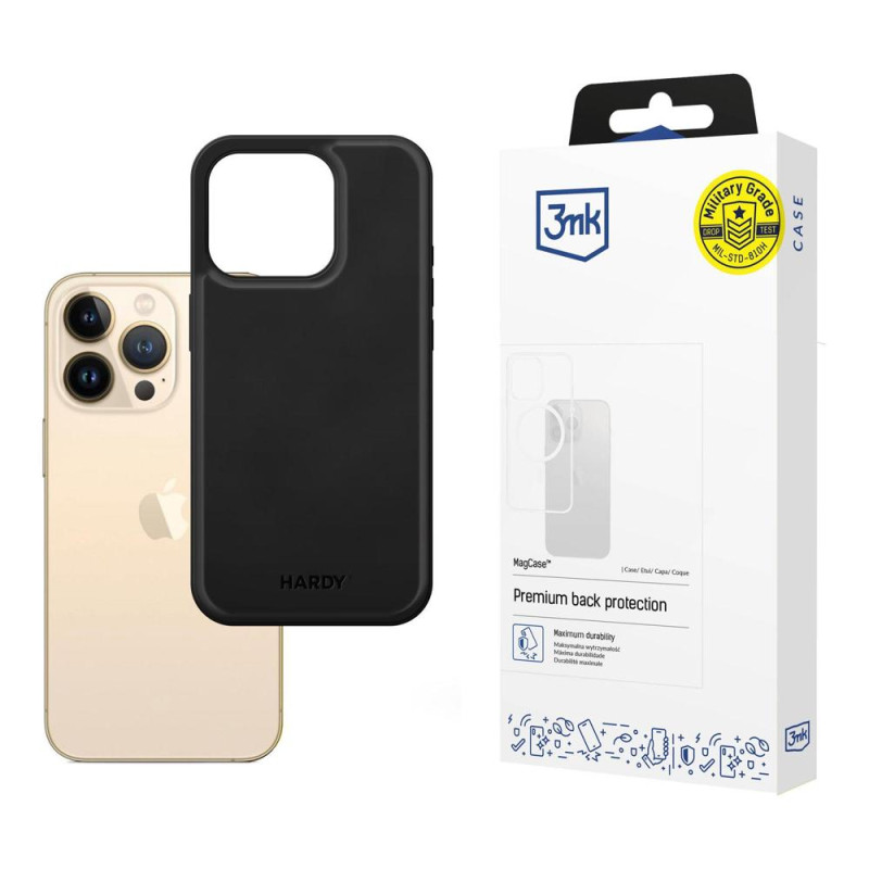Kryt 3mk HARDY pro iPhone 13 Pro Max - černý