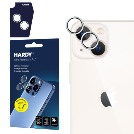 3mk HARDY Lens Protection Pro iPhone 13 Mini/13 - stříbrná