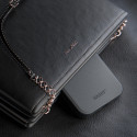 3mk HARDY Apple Silky Leather MagCase iPhone 16 Pro Max – černý