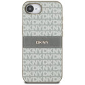 Kryt DKNY Repeat Texture Pattern iPhone 16e - béžový