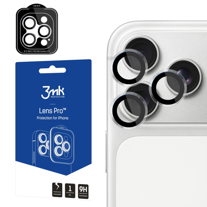 Ochranné sklo 3mk PROTECTION pro iPhone 17 Pro / iPhone 17 Pro Max - čiré