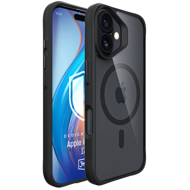 Kryt 3mk SATIN ARMOR MagCase pro iPhone 17 - černá
