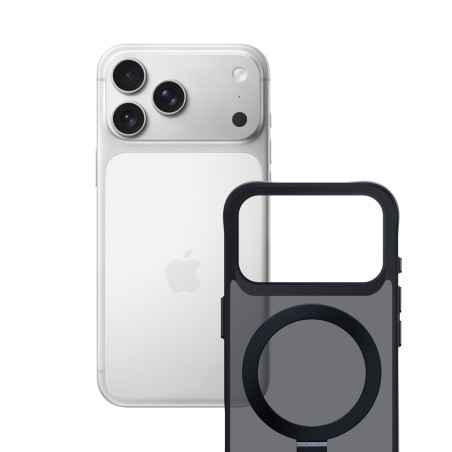 3mk Smoke Case Mag&Stand iPhone 17 Pro - černý