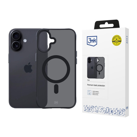 Kryt 3mk Smoke MagCase pro iPhone 17 - black