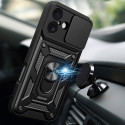 Kryt Hurtel HYBRID ARMOR Camshield iPhone 17 – černý