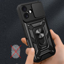 Kryt Hurtel HYBRID ARMOR Camshield iPhone 17 – černý